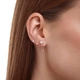Золотые серьги Minimal ЗВС-543-ч - изображение 5
