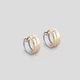 Золотые серьги Minimal с575-чб - изображение 1