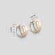 Золотые серьги Minimal с575-чб - изображение 4