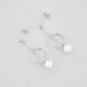Серебряные серьги Minimal 521063б - изображение 1