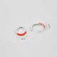 Серебряные серьги Minimal 521071 - изображение 4