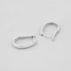 Серебряные серьги Minimal 92-0023б - изображение 3