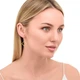 Серебряные серьги с позолотой Minimal 20298-1п - изображение 2