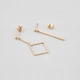 Серебряные серьги с позолотой Minimal 20298-1п - изображение 3