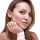 Серебряные серьги с позолотой Minimal DE7527 - изображение 5
