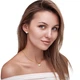 Срібні сережки з позолотою Minimal DSE6372 - зображення 2
