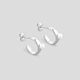 Серебряные серьги Minimal DE6358 - изображение 1