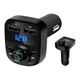 Автомобильный FM Модулятор для авто Многофункциональный ФМ трансмиттер Bluetooth с 2 USB и вольтметром АКБ - изображение 2