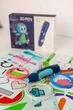 Бездротова 3D ручка Printing Pen 66-32A на акумуляторі 14 см з трафаретами дитяча розвиваюча іграшка набір - изображение 8