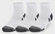 Носки Under Armour Ua Performance Cotton 3P Qtr L Білий 1379528-100 - изображение 5