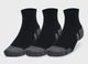 Носки Under Armour Ua Performance Cotton 3P Qtr XL Чорний 1379528-001 - изображение 1