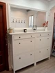 Тумба для взуття HEMNES 89x127 см IKEA 201.695.59 білий - изображение 16