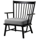 Крісло PERSBOL IKEA 505.259.20 чорний/сірий - зображення 1