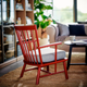 Крісло PERSBOL IKEA 705.259.19 сірий/червоний - зображення 3