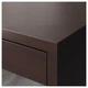 Компьютерный стол MICKE 142х50см IKEA черный/коричневый - изображение 7