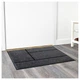 Придверний килимок KOGE 69х90 см IKEA 302.879.39 чорний/сірий - зображення 2
