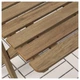 Стіл садовий ASKHOLMEN 60x62 см IKEA 602.400.35 темно-сірий/коричневий - зображення 4