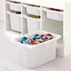 Стелаж з контейнерами TROFAST 99x44x56 см IKEA 093.287.91 білий/сірий - зображення 3