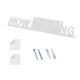 Полка акриловая для хранения виниловых пластинок Now Playing White - изображение 4