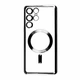 Чехол FIBRA Chrome Case With MagSafe for Samsung S25 Ultra Black с защитой камер - изображение 1