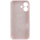 Чехол Fiji Silicone Case Full Camera для Apple iPhone 16 Plus бампер накладка с защитой камеры Pink Sand - изображение 3