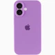 Чехол Fiji Silicone Case Full Camera для Apple iPhone 16 бампер накладка с защитой камеры Lilac Purple - изображение 2