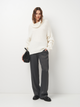 Свитер вязаный женский Massimo Dutti 5615518712p07 L Белый (1000000043786) - изображение 3