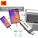 Флешка USB 2в1 Kodak 64GB Type-C USB 3.1 для телефона и компьютера Silver - изображение 7
