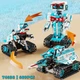 Конструктор QIHUI на радіокеруванні Wanzhi Building Blocks WALL-E Three Variable T4038, 698 д Синій (1015-093-00) - зображення 2