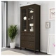 Шафа-вітрина з шухлядами HEMNES IKEA 703.717.71 чорно-коричневий - зображення 6