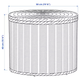 Пуф с местом для хранения TOLKNING IKEA 905.126.66 - изображение 6