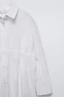 Подростковое платье-рубашка для девочки Zara 3333/038 140 см Белый - изображение 3