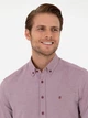 Рубашка хлопковая мужская Pierre Cardin G021GL004-000-2083848(bordo) M Бордовая (8683858073574) - изображение 6