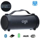 Портативная колонка Bluetooth Cigii 10Вт USB/AUX/FM, беспроводная колонка на аккумуляторе Черная S-33-Black - изображение 6