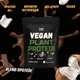Веганский растительный протеин Feel Power (cмесь) - Vegan plant protein Вlend (Кокос молочный шоколад) 450 г - изображение 2