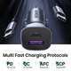 Автомобільний зарядний пристрій UGREEN EC305 30W USB+Type-C QC4.0 Grey (25845) - зображення 5