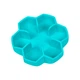 Силиконовая миска для медленного кормления доя кошек собак WAUDOG Silicone 450 мл Blue (23532) - изображение 3