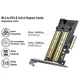 PCI-E 3.0 контролер для SSD Ugreen CM302 M.2 NVMe + M.2 NGFF (70504) - зображення 2