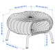 Пуф GAMLEHULT IKEA 104.343.09 антрацит - изображение 5