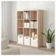 Стеллаж KALLAX 112x147 см IKEA 404.099.35 дуб - изображение 2