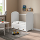 Дитяче ліжечко GONATT IKEA 304.670.92 білий - зображення 5