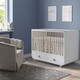 Дитяче ліжечко з шуфлядою MYLLRA IKEA 904.835.84 білий - зображення 2