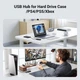 USB хаб Ugreen USB - 4x USB 3.0 + Type-C Додаткове живлення 10W (5V/2A) 0.2м 5 в 1 5 Гбіт/с USB-A Концентратор Док-станція HUB Адаптер Чорний - зображення 9