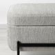 Лавка/пуф з місцем для зберігання VALTORP IKEA 005.623.40 бежевий - зображення 2