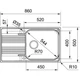 Мийка кухонна Franke Smart SRX 611-86 XL (m451336) - зображення 2
