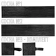 Штамп для бетона и штукатурки Доска №2 800х180х12 мм (0,15 м²) BobrovArt Чёрный Гибкий Резиновый Трафарет с Текстурой Деревянной Доски (0144) - изображение 3