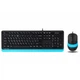 Комплект A4Tech F1010 Blue (m447770) - зображення 1