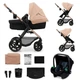 Коляска Kinderkraft 3 в 1 Moov 2 Sand (m452047) - изображение 1