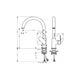 Смеситель Hansgrohe Vernis Blend M35 д / кухни, хром (m451346) - изображение 2