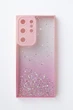 Чехол Stardust с цветными бортиками для Samsung S23 Ultra Розовый - изображение 1